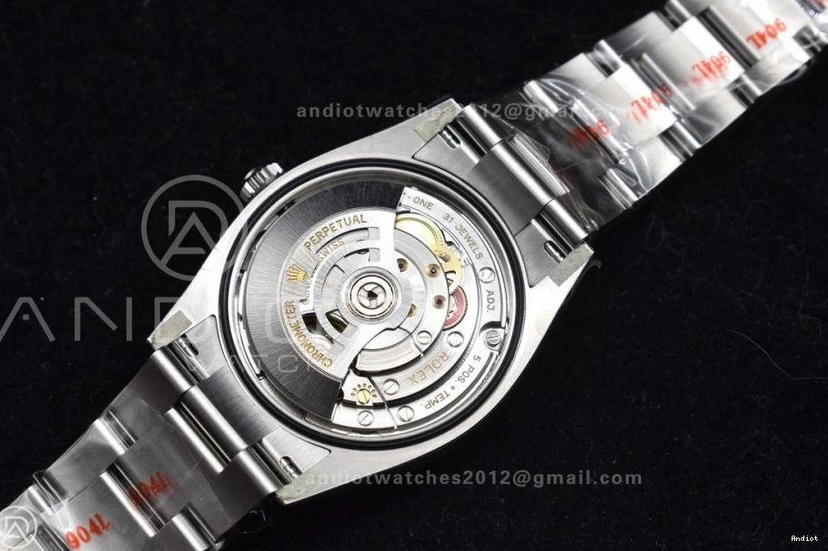 36mm Perpetual Black Silver 126000 Edition VR3230 Oyster 1:1 Clean 904L Best Steel 0422